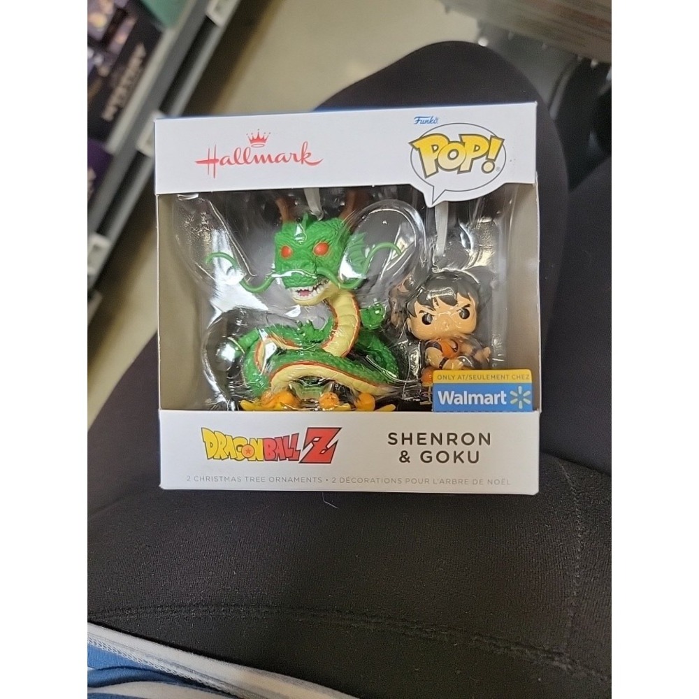 Hallmark Funko POP Dragon Ball Z Ornaments Green NEW Shenron Goku Walmart Exc